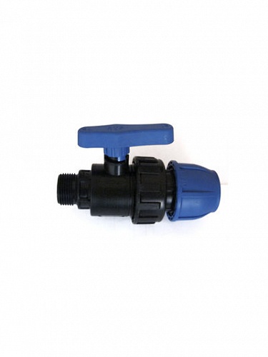 Шаровый кран ПНД  Ду 25-3/4 н.р TEBO Шаровый кран ПНД  Ду 25-3/4 н.р TEBO