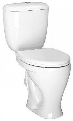 Унитаз-компакт Воротынский белый ниж/подвод козырьковый косой выпуск Унитаз-компакт Воротынский белый ниж/подвод козырьковый косой выпуск